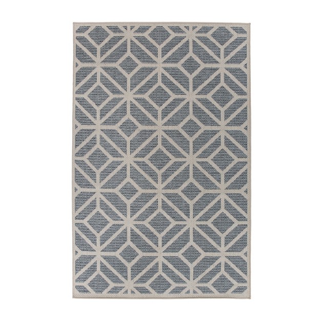 World Rug Gallery Modern Contemporary Geometric Indoor outdoor Area Rug