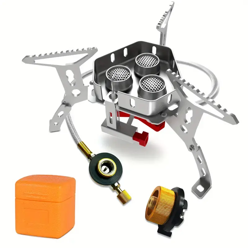 Windproof Gas Burner Stove Portable Gas Stove Outdoor Folding Outdoor Camping Stove Camping Kitchen