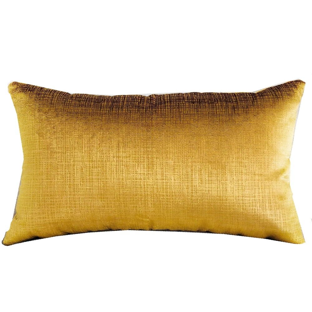 Plutus Beverly Gold Luxury Decorative Throw Pillow