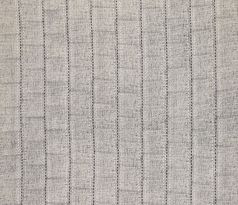 Sample Rhapsody Stripe Charcoal Fabric