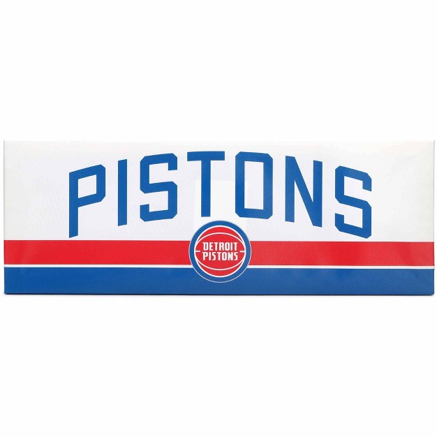 Nba Detroit Pistons Tradition Canvas Wall Sign