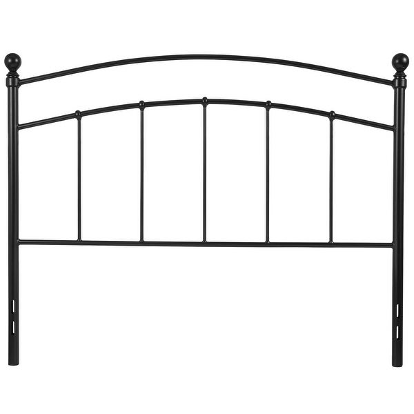 Pulman Classic Full Size Black Metal Headboard - - 37060165