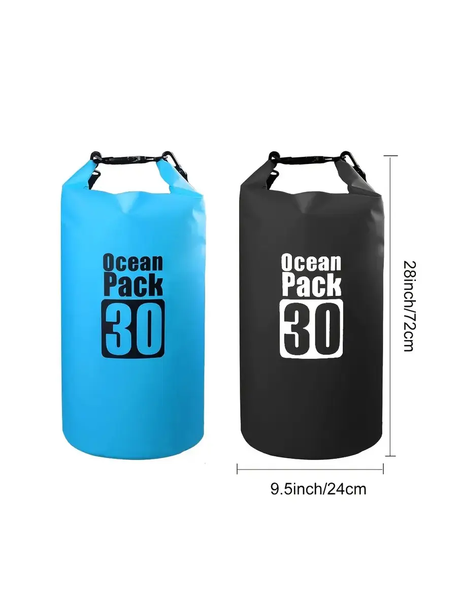 Durable Camping Hiking Boating Ocean Pack Roll Top Bag Backpack Sport Beach Gear 500D Waterproof Dry Bag