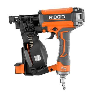 RIDGID Pneumatic 21 3-12 in. Round-Head Framing Nailer and 15 1-34 in. Coil Roofing Nailer R350RHF-R175RNF