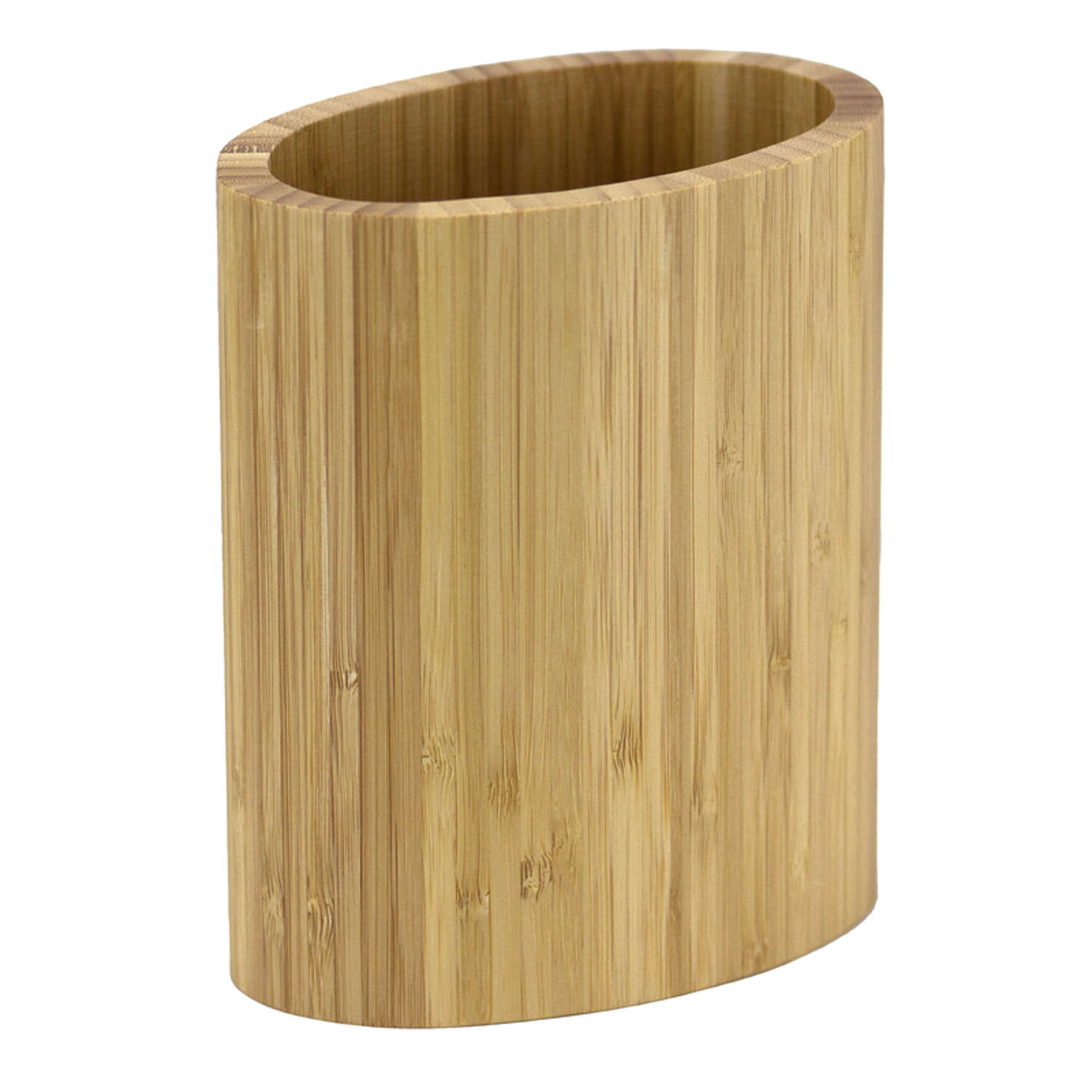 Totally Bamboo 7 in. H X 4 in. W X 6 in. D Brown Utensil Holder