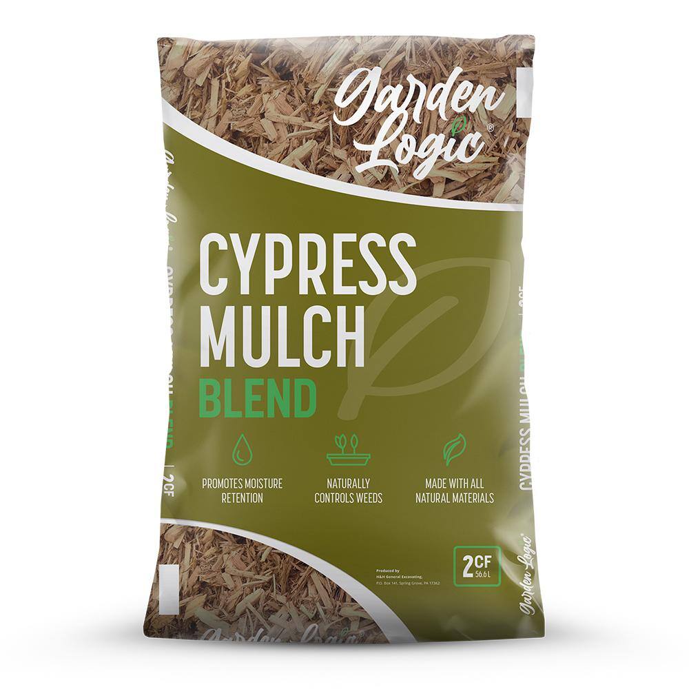 GARDEN LOGIC 2 cu. ft. Cypress Mulch Blend CYP2G