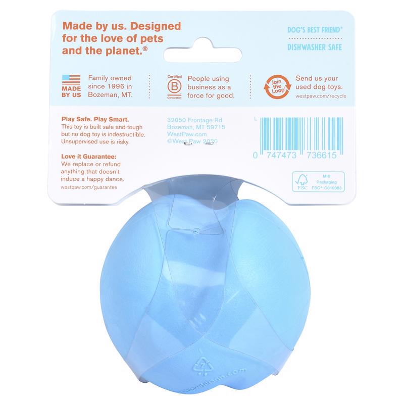 JIVE DOG CHEW BALL AQUA