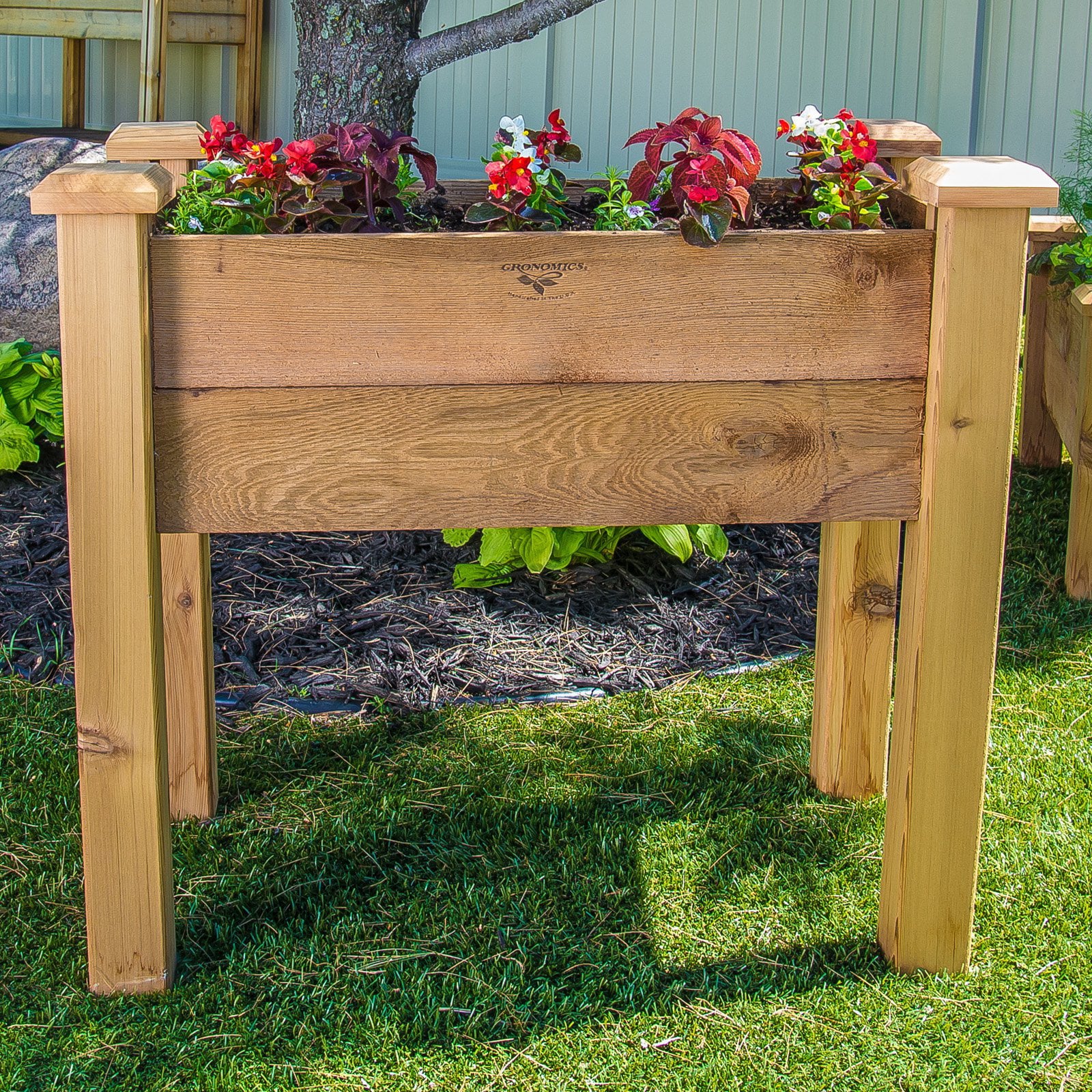 Gronomics Rustic Cedar Raised Garden Bed