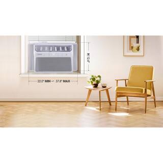 Vissani 10000 BTU 115-Volt Window Air Conditioner for 450 sq. ft. Rooms in White VWA10