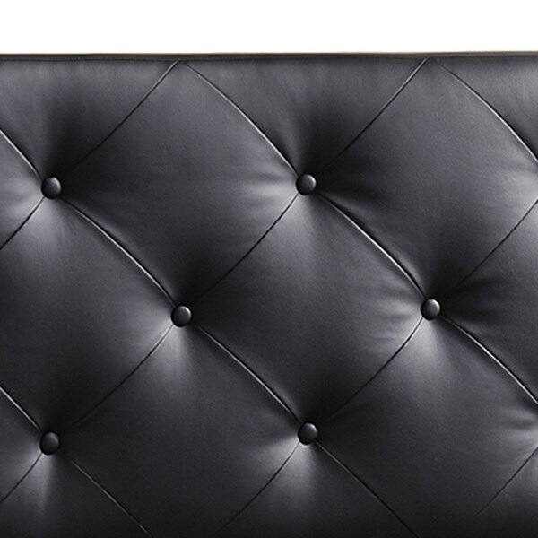 Porch and Den Minnehaha Contemporary Faux Leather Headboard - - 20543494