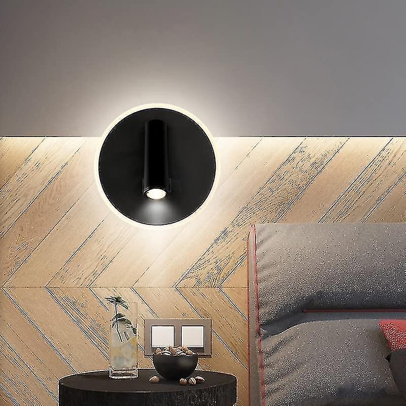 Wall Wash Light Black Bed Led With Interior Wall Adjustable Spotlight Reading Lamp Aluminio Wall Lam