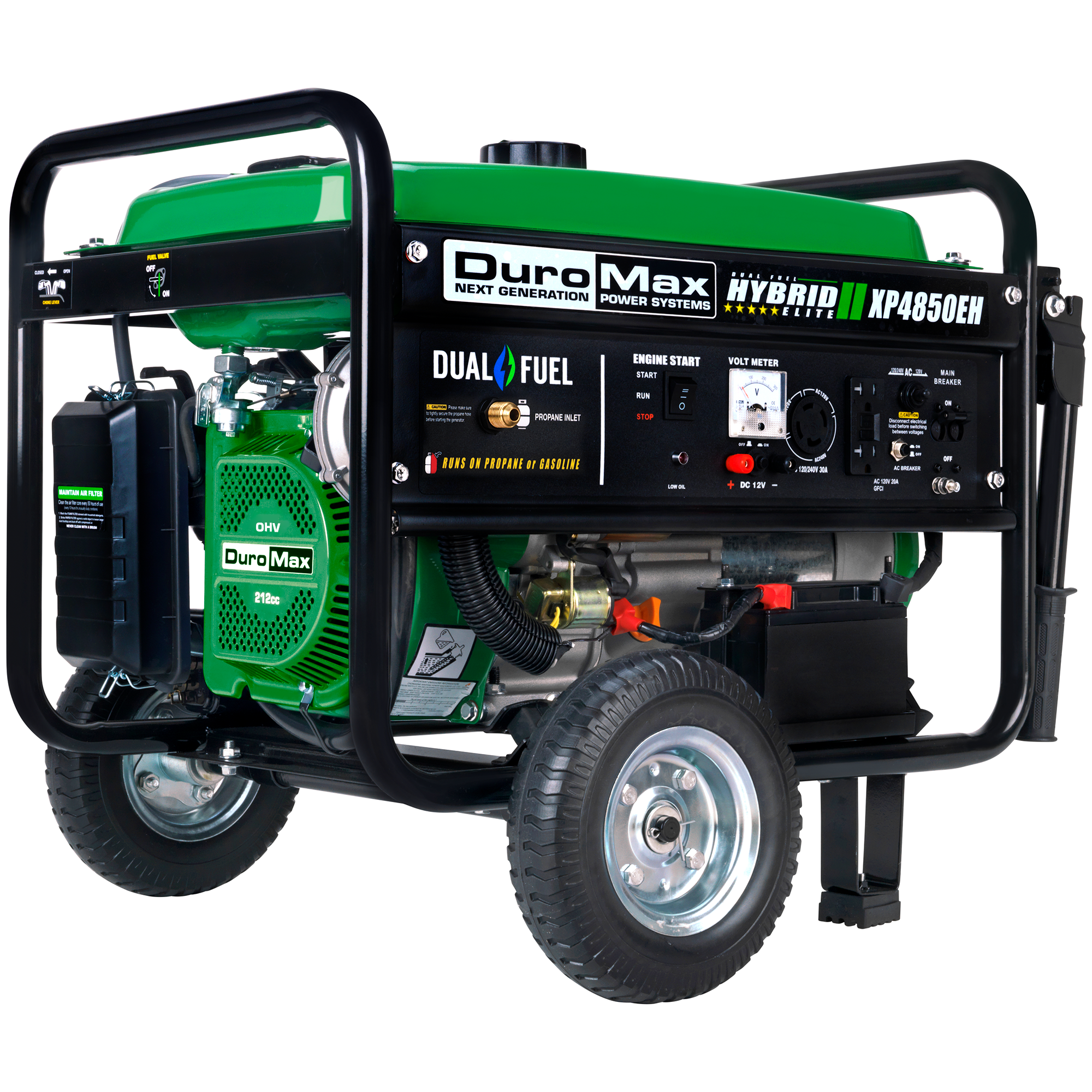 4,850 Watt Dual Fuel Portable Generator