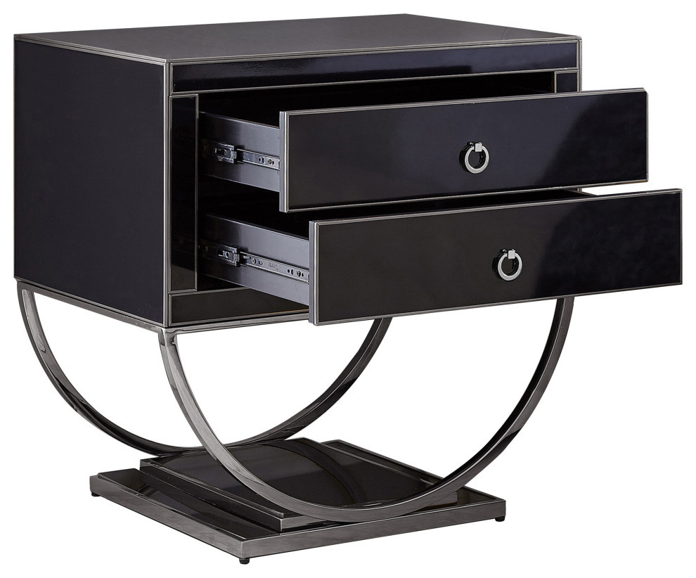 Alyssa Side Table   Contemporary   Side Tables And End Tables   by Meridian Furniture  Houzz