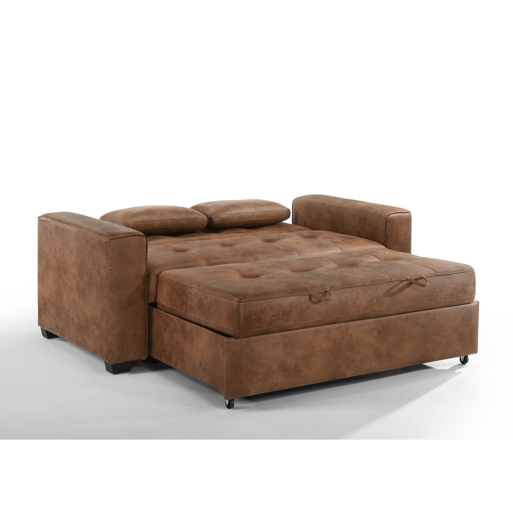 Brooklyn Sofa Sleeper   Cognac