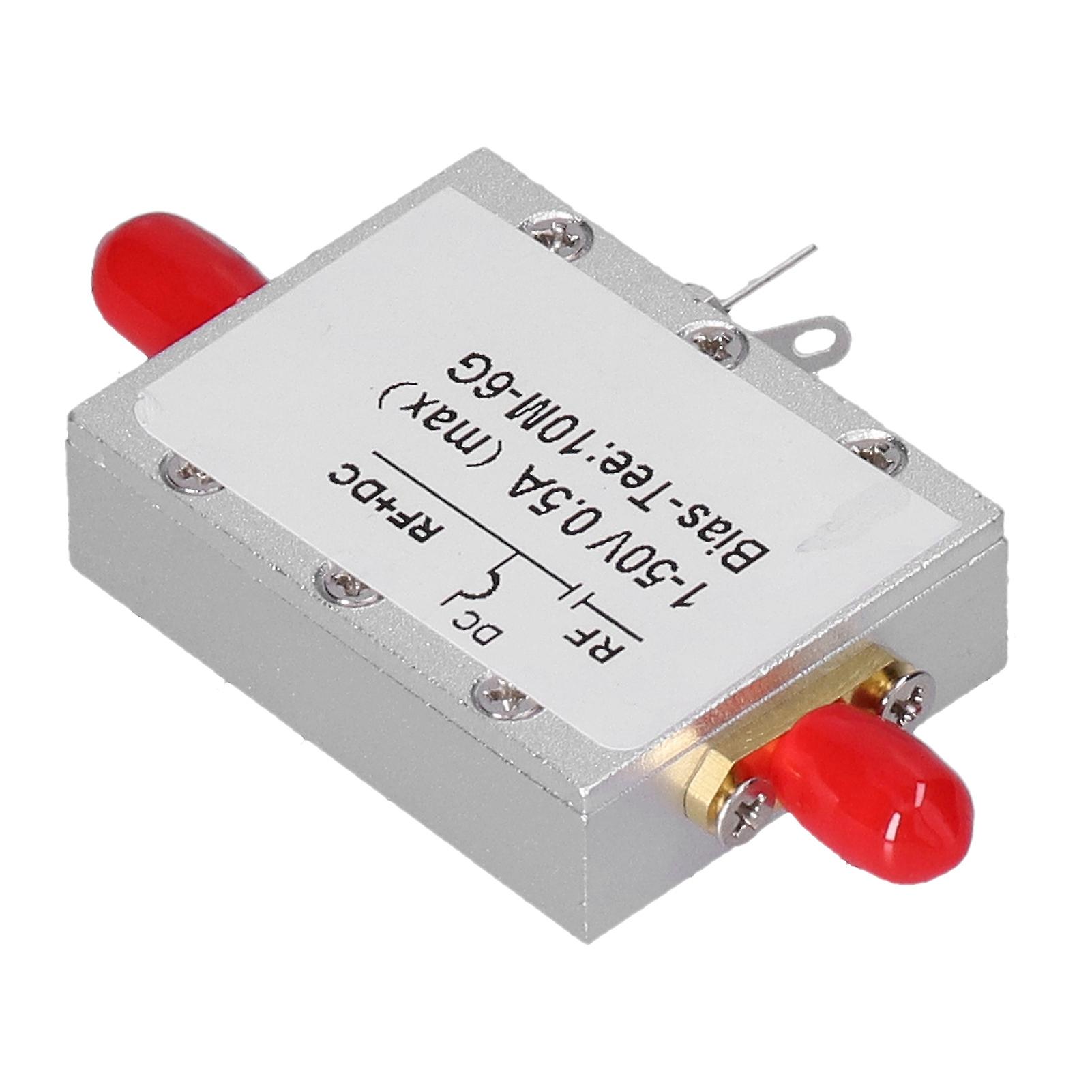 Bias Tee Module Coaxial Feed Low Insertion Loss Rf Dc Blocker Accessory 10mhz6ghz