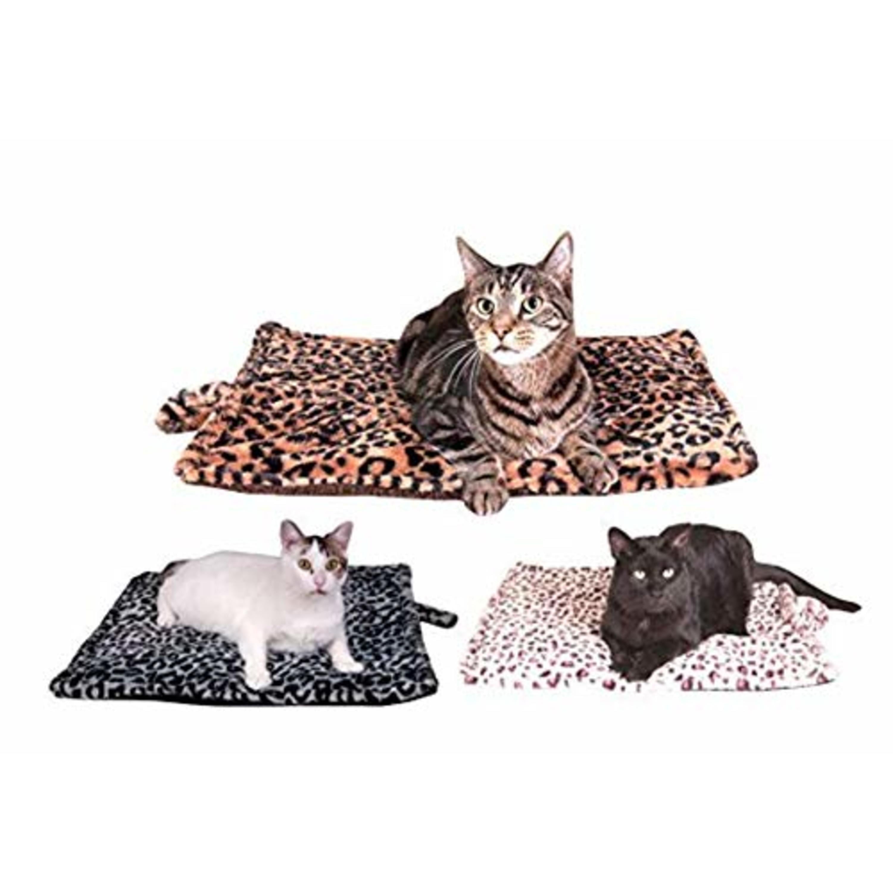 Downtown Pet Supply Thermal Cat Bed， Washable， Grey， Regular