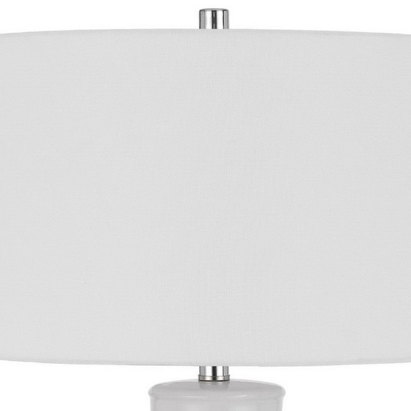 Benjara BM272326 27 Inch Table Lamp with Dimmer  B...