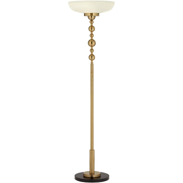 Tall Warm Gold Frosted Glass Shade For Living Room Bedroom Office House Home