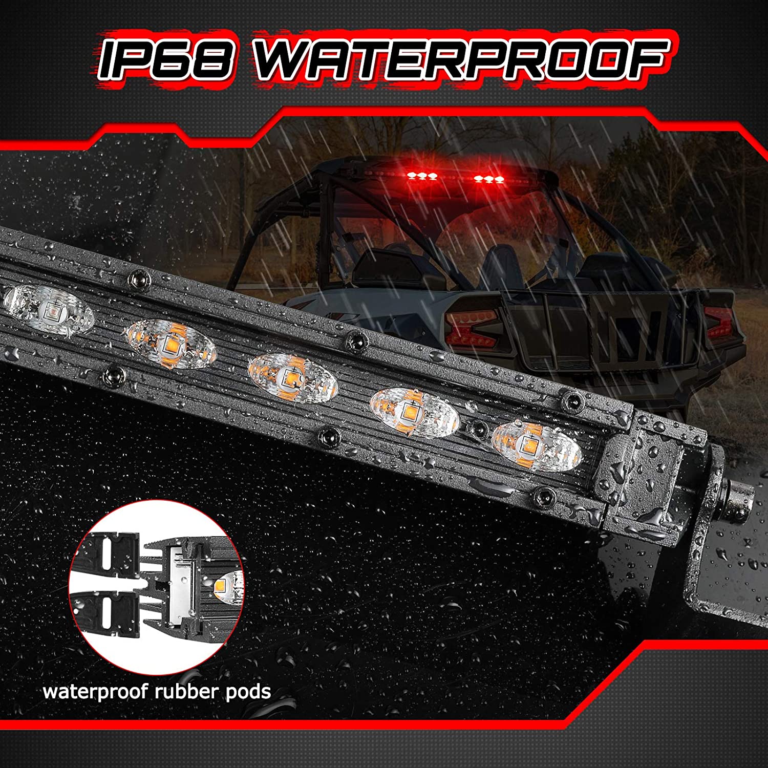 UTV Rear Chase LED Light Bar OFFROADTOWN 20