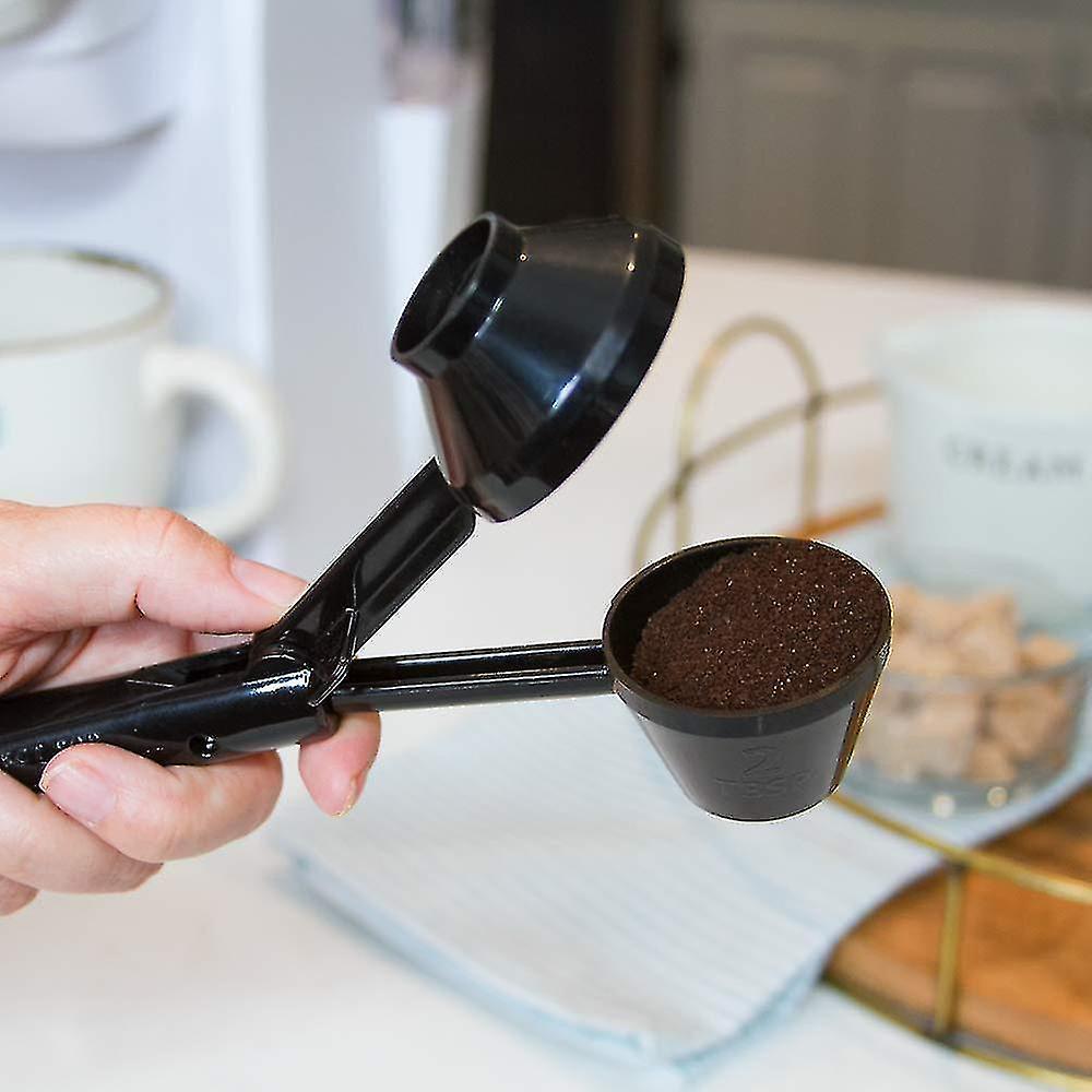 Coffee Measuring Spoon + 3 Black Coffee Filters