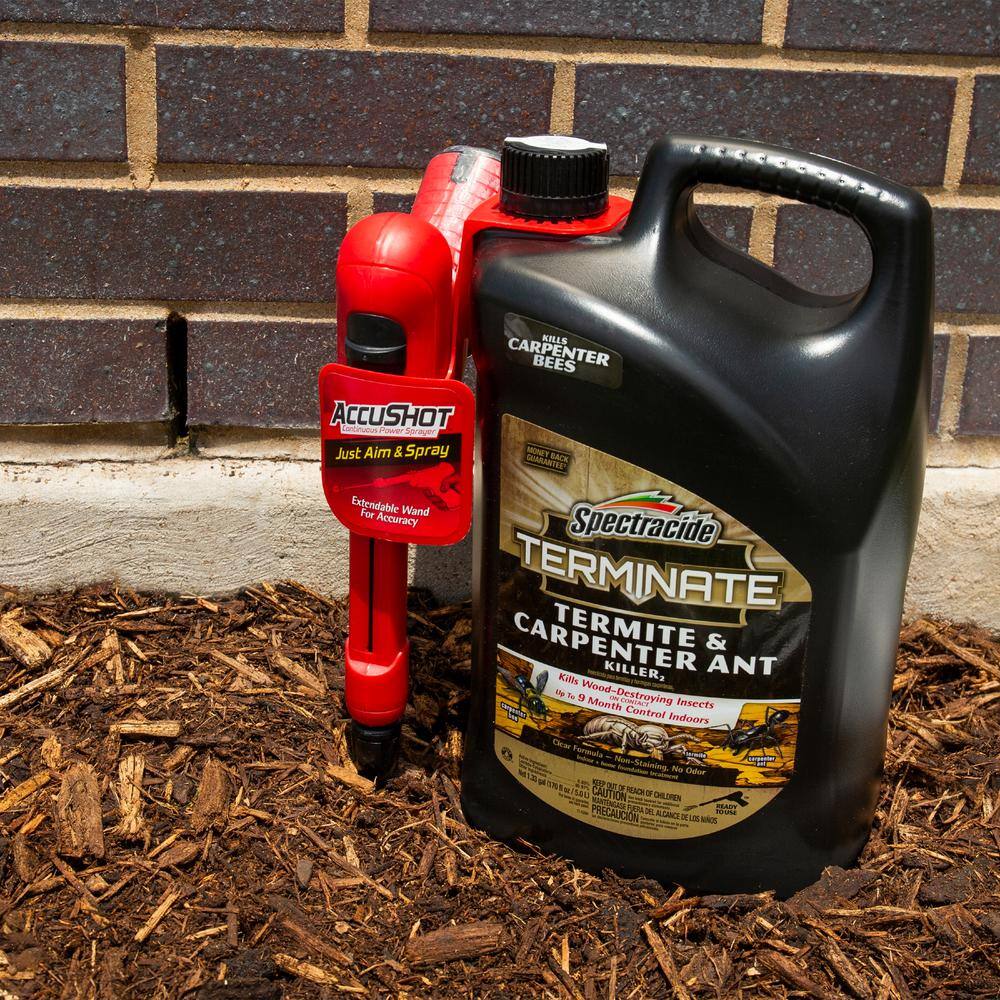 Spectracide Terminate 1.3 Gal. AccuShot Ready-to-Use Termite and Carpenter Ant Killer Spray HG-96375-1