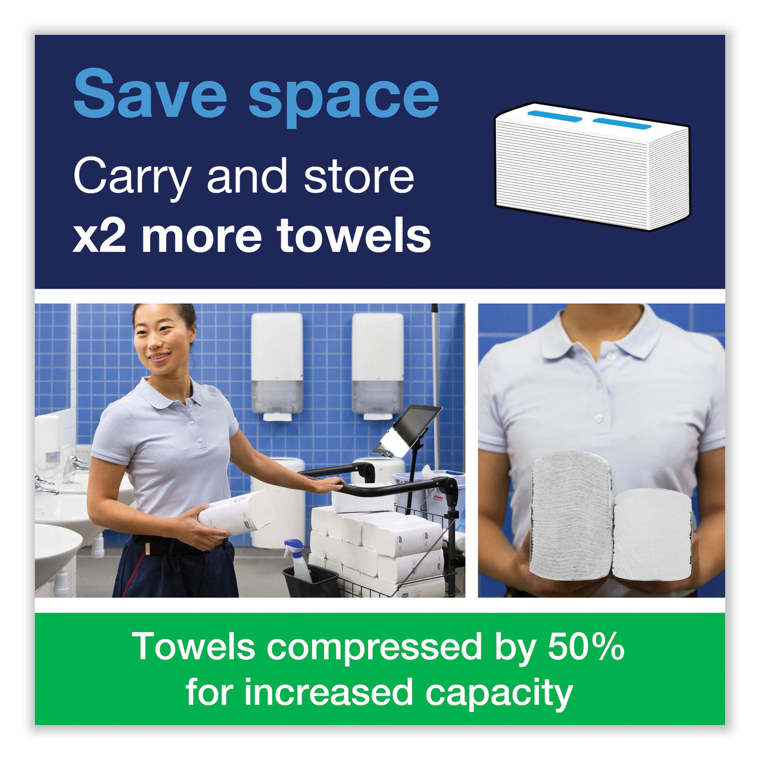 PeakServe Continuous Hand Towel by Torkandreg; TRK105065