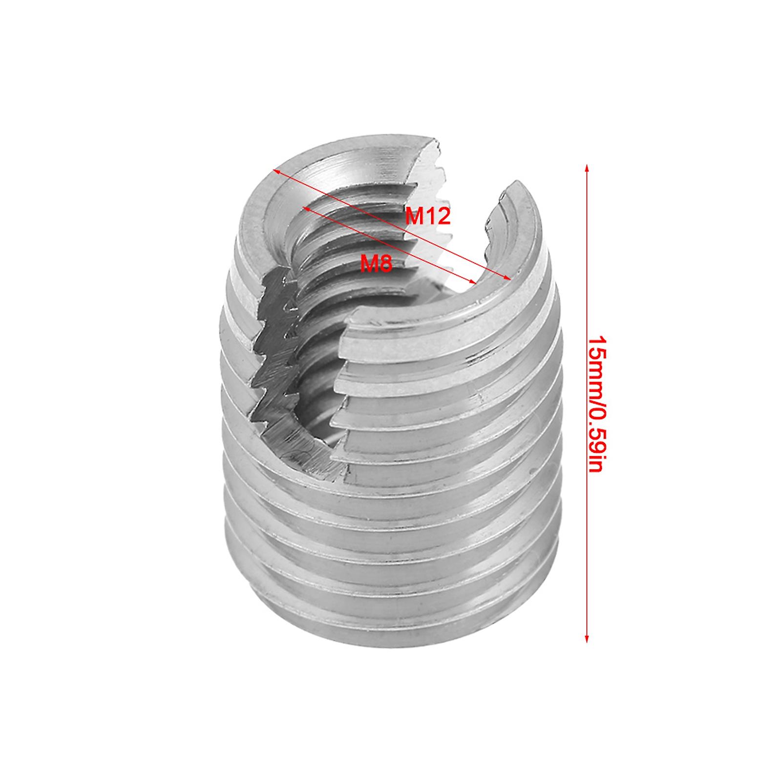 Threaded Inserts，303 Stainless Steel Self Tapping Thread Insert Screw Bushing Slotted Wire Thread Repair Insert