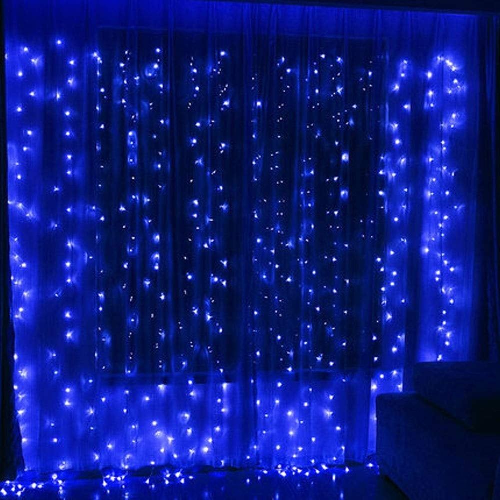 300 LED Window Curtain String Light for Christmas Wedding Party - Medium Shopping - The Best Deals on String Lights | 33558932