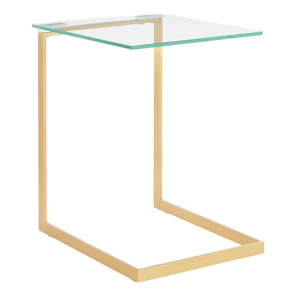 Zenn Contemporary Gold End Table - N/A