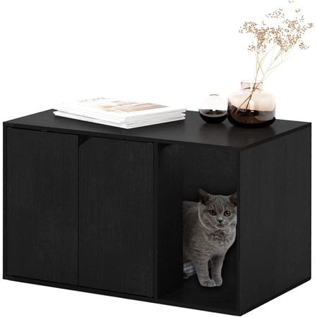 Furinno Peli Litter Box Enclosure， Americano