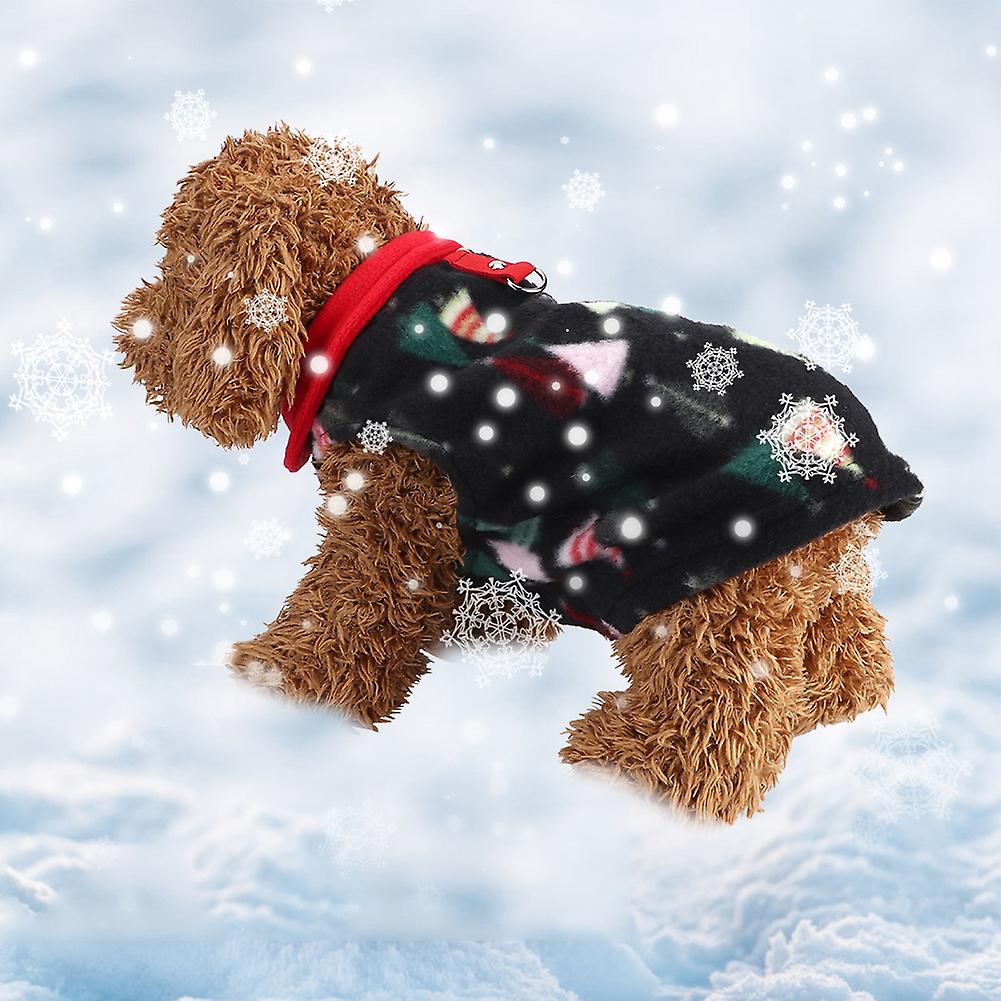 Winter Soft Warm Xmas Cute Dog Clothes Dress For Small Pet Dogs Puppy Jacket Clothing Outfitm