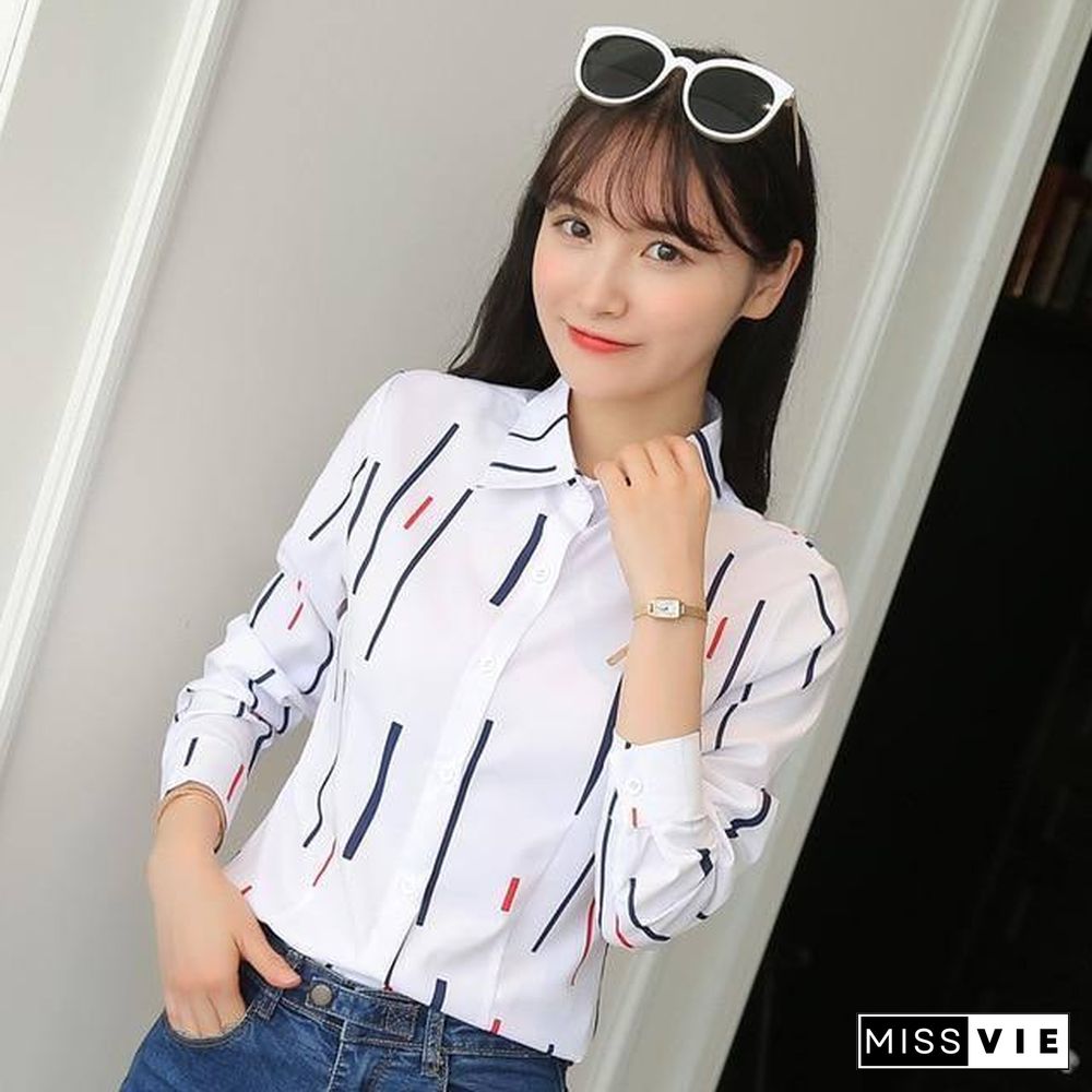 Women Tops And Blouses Office Lady Blouse Slim Shirts Women Blouses Plus Size Tops Casual Shirt Female Blusas