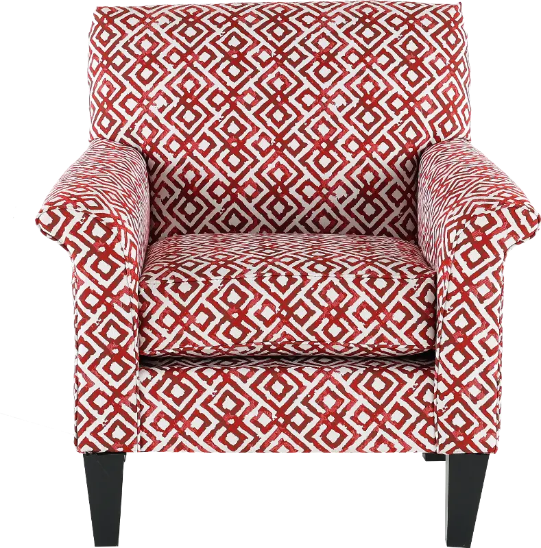 Naomi Red Accent Chair