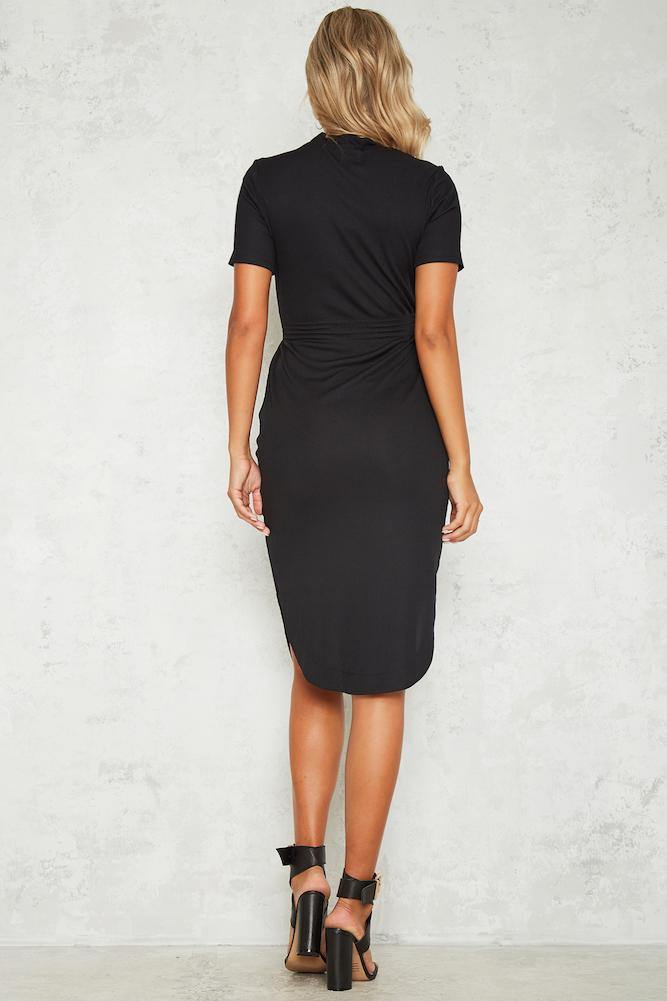 Lany Midi Dress Black