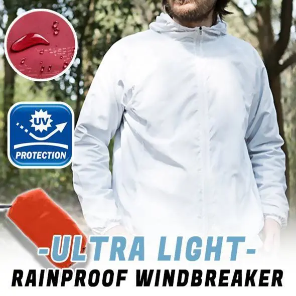 Unisex Ultra-Light Rainproof Windbreaker