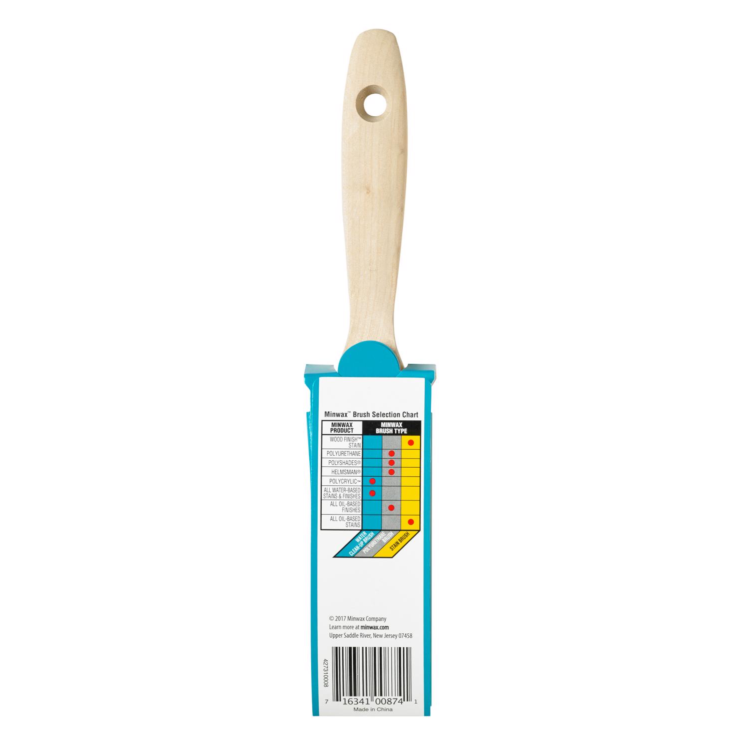 Minwax Polycrylic 1-1/2 in. Flat Paint Brush