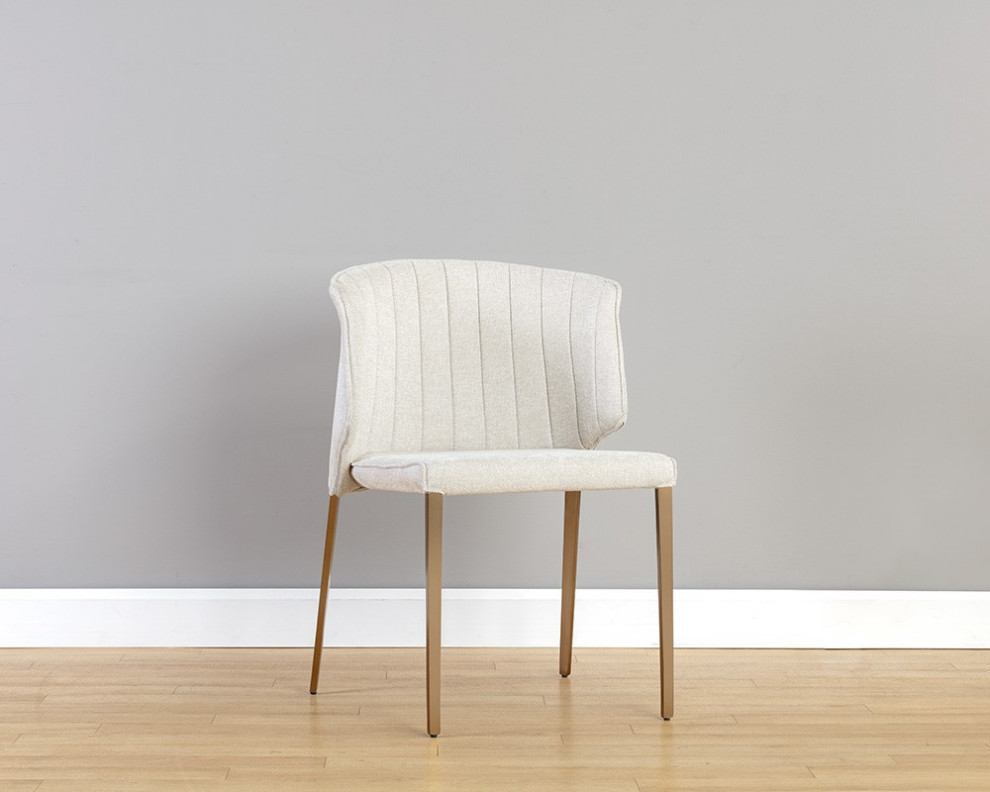 Zayden Dining Chair  Belfast Oatmeal   Contemporary   Dining Chairs   by Sunpan Modern Home  Houzz