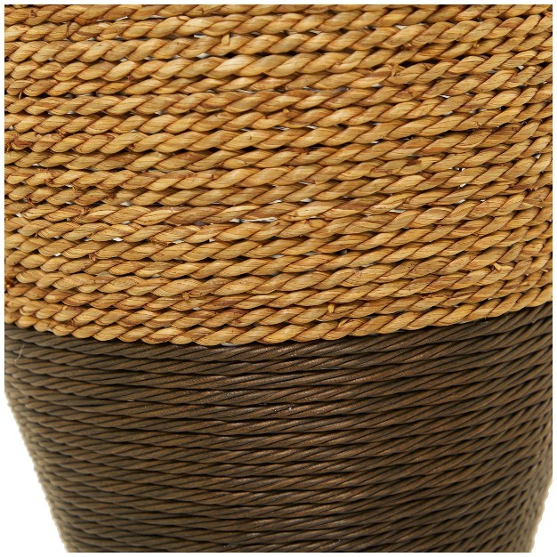 27 x27 x27 X 11 x27 x27 Tall Seagrass Woven Floor Vase Brown Olivia amp May