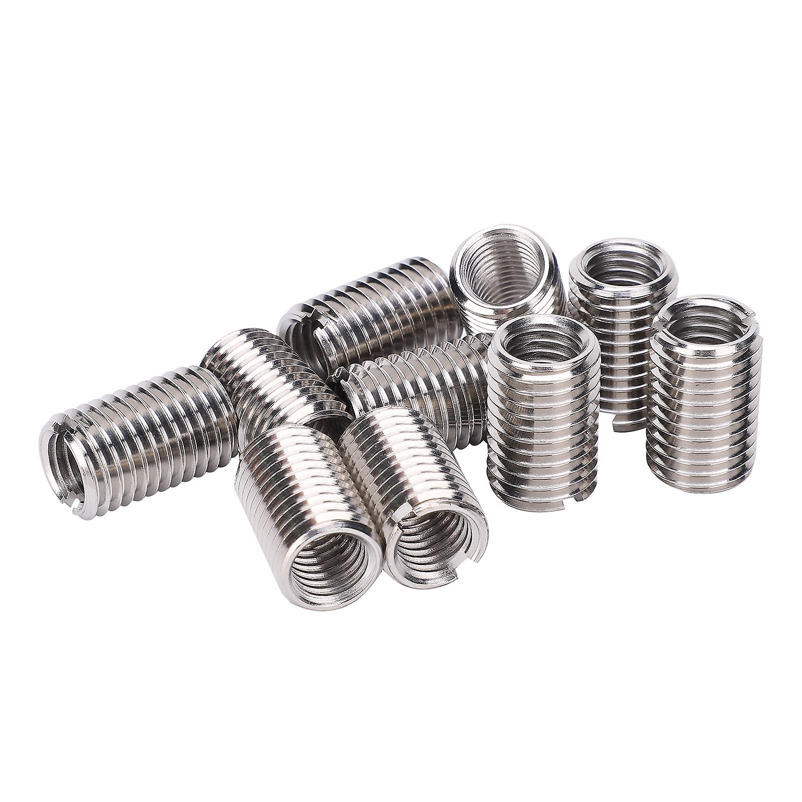 10pcs Thread Inserts Reducing Nut Repair Tool 303 Stainless Steel Male Female Fastener Hardware