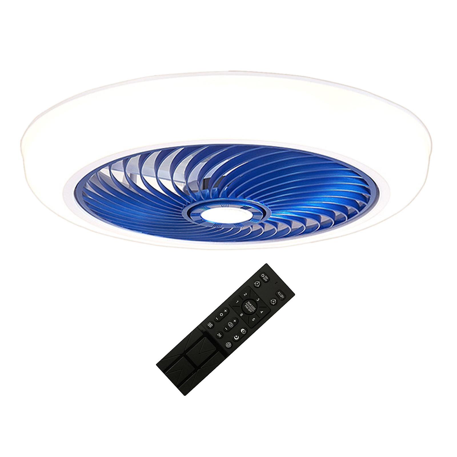 Ceiling Fan With Light Dimming Ceiling Lights For Kitchen Bathroom Cloakroom Blue