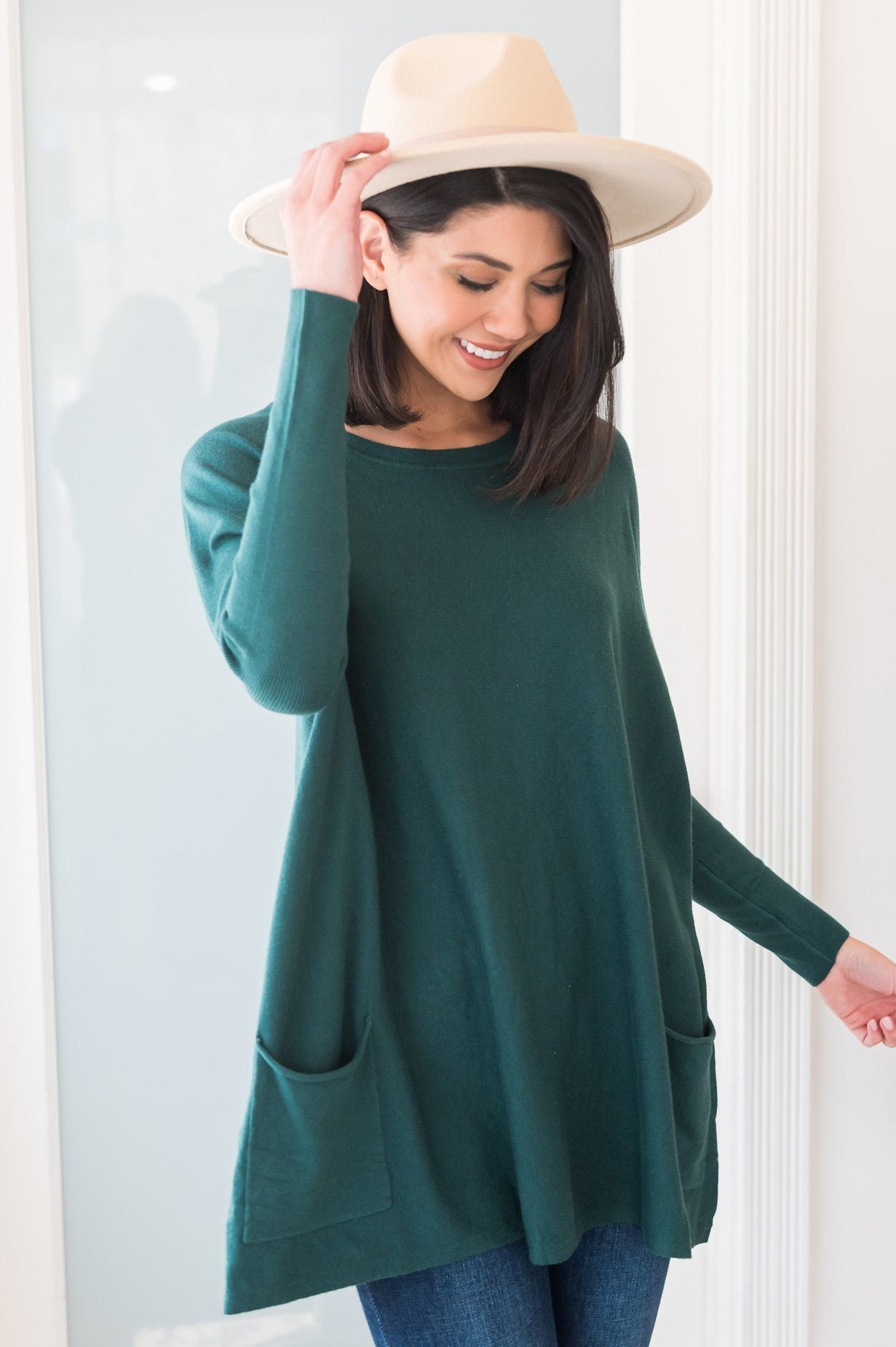 Casual Chic Modest Oversize Sweater