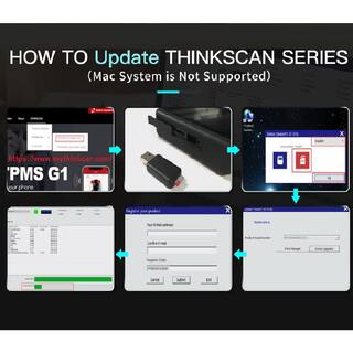 Thinkcar Thinkscan 660 Powerful 4 System Diagnostic Scanner ECM TCM ABS and SRS with 10 Maintenance Resets THINKSCAN660