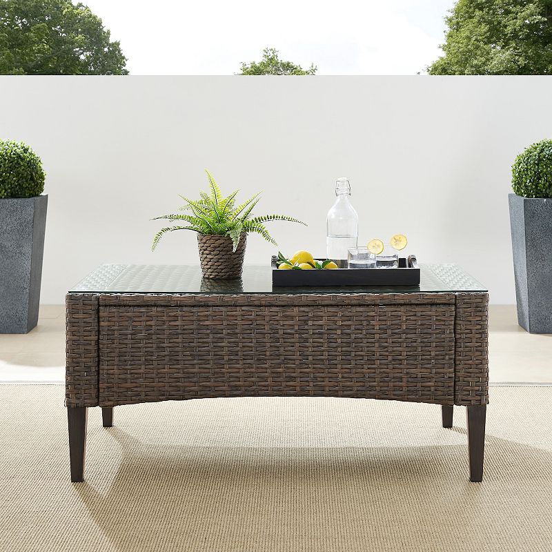 Crosley Rockport Outdoor Wicker Coffee Table