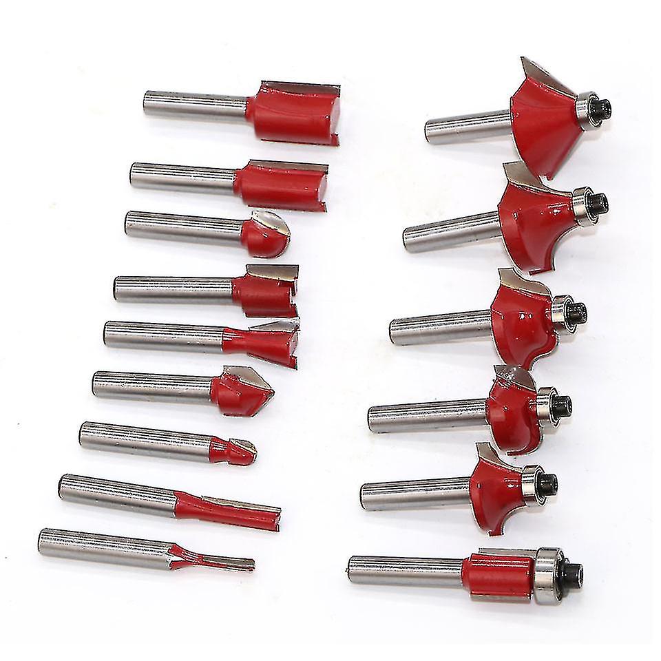 15 Pcs Router Bit Set Tungsten Carbide Router Bit With Wood Case