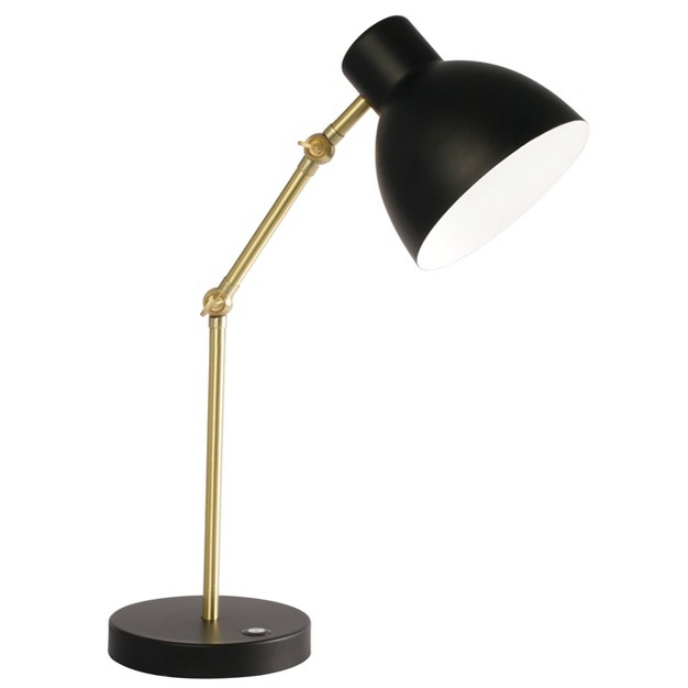 Wellness Series Adapt Desk Lamp With Usb Port includes Led Light Bulb Black Ottlite