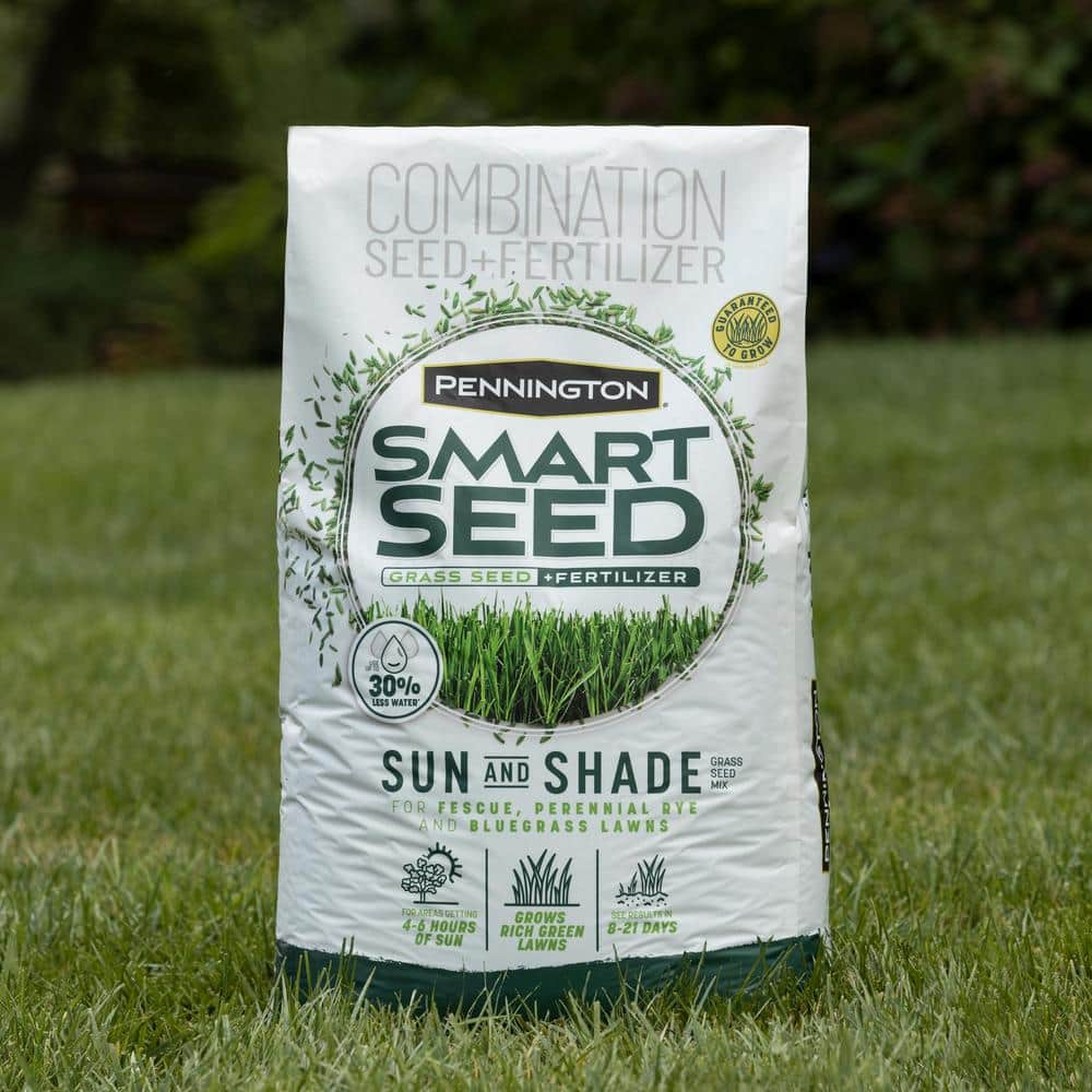 Pennington Smart Seed 3 lbs. Sun and Shade North Grass Seed and Fertilizer 100543718