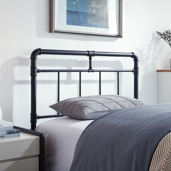 Aborn Contemporary Iron Headboard by Christopher Knight Home - - 30148024