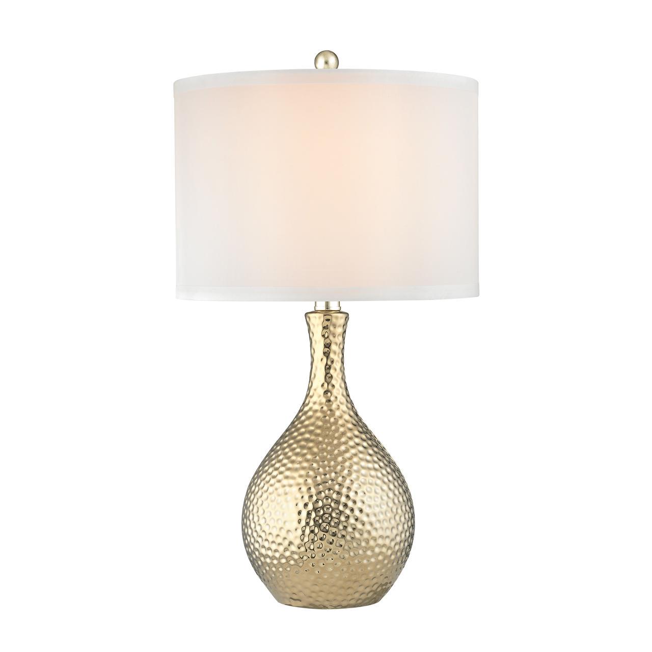 Soleil Table Lamp in Gold Plate