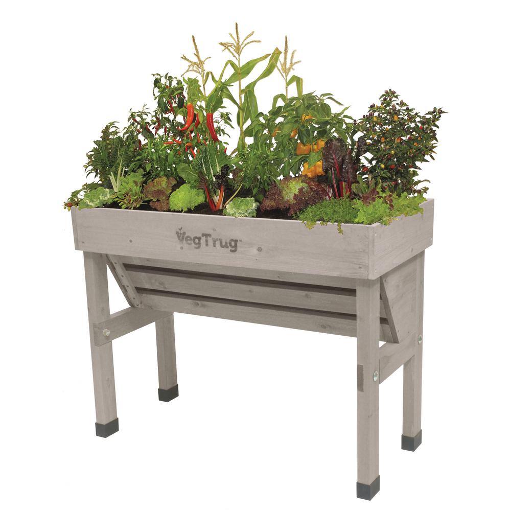 VegTrug 1 m Gray Cedar Wall Hugger VTWHSGW0391USA