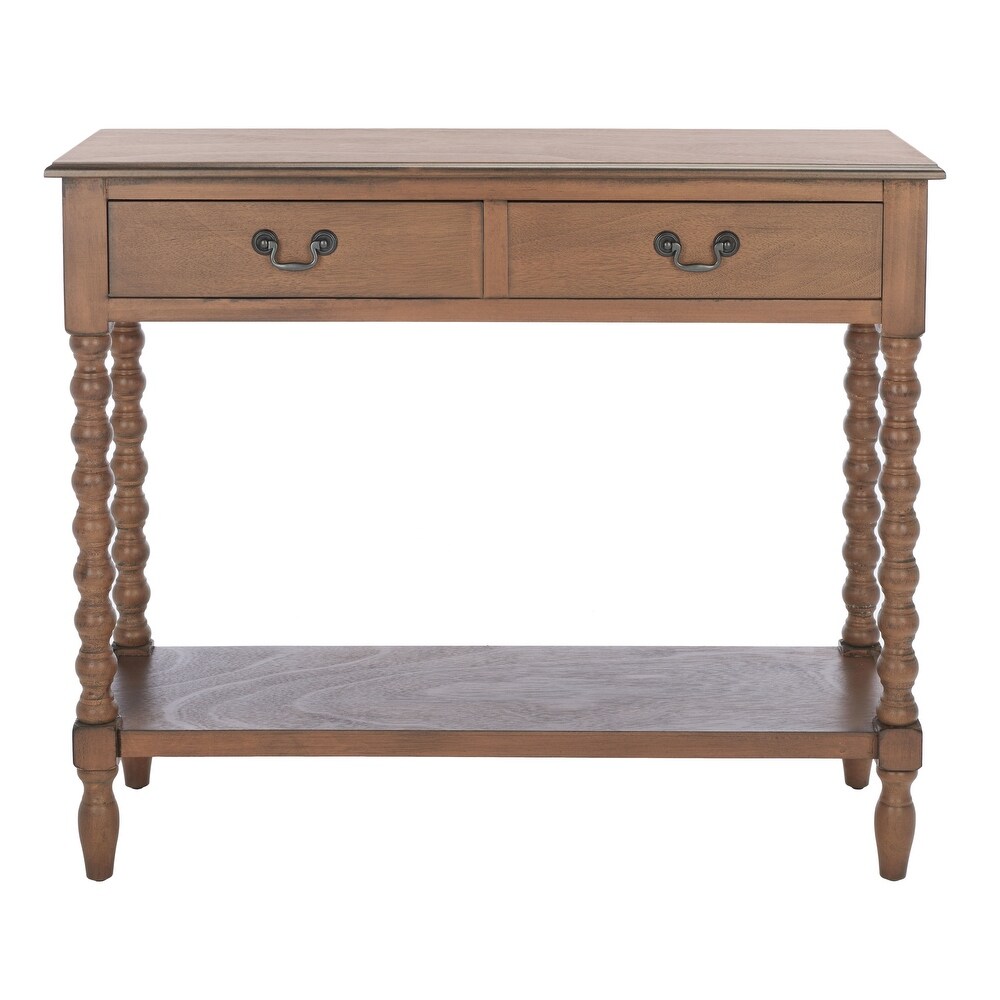 SAFAVIEH Athena 2 Drawer Console Table   35.5\